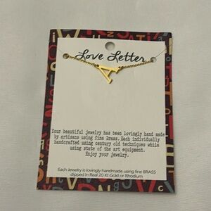 Lauren Spencer A Necklace Gold